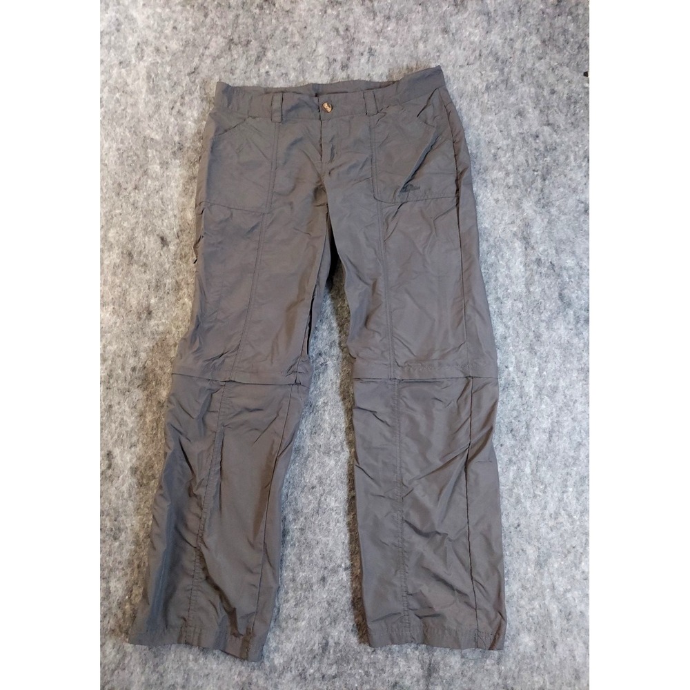 American Outback Pants Shorts Womens Large Gray Nylon Convertible Hiking Outdoor